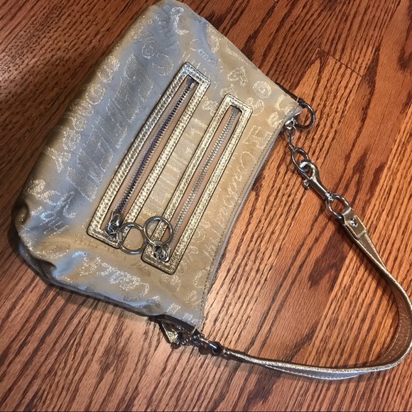 COACH gold wristlet - Picture 5 of 8